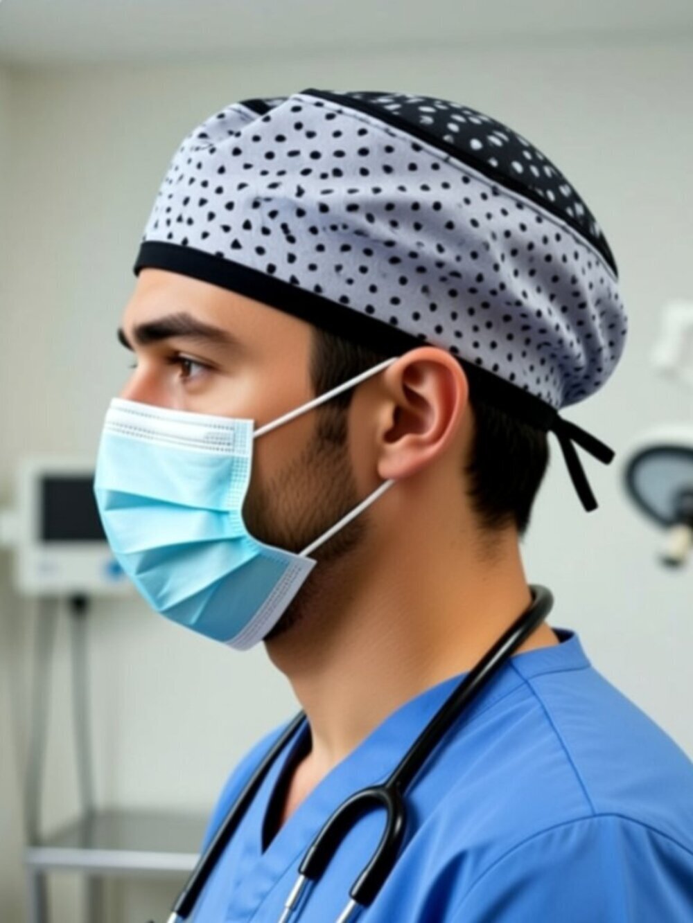 Unisex Style Surgical/Scrub/Dental Cap O/S (SS05-G11)